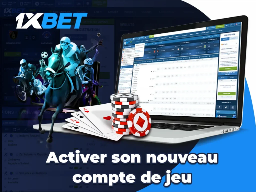 Activer son nouveau compte de jeu