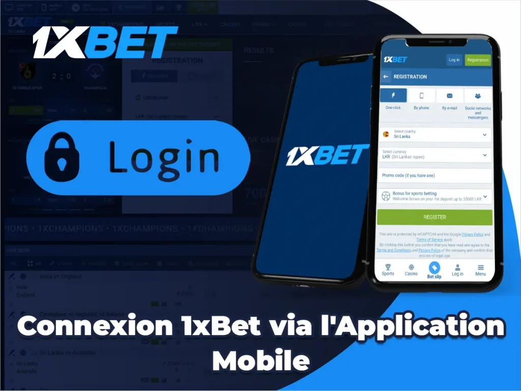 Connexion via l'Application Mobile