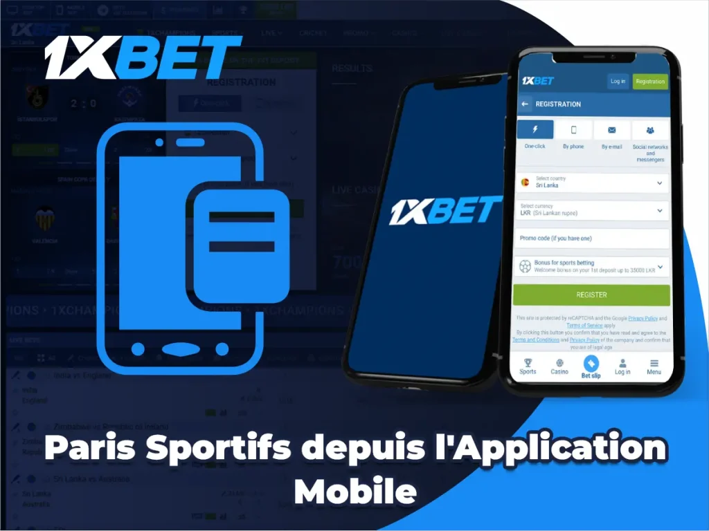 Paris Sportifs depuis l'Application Mobile